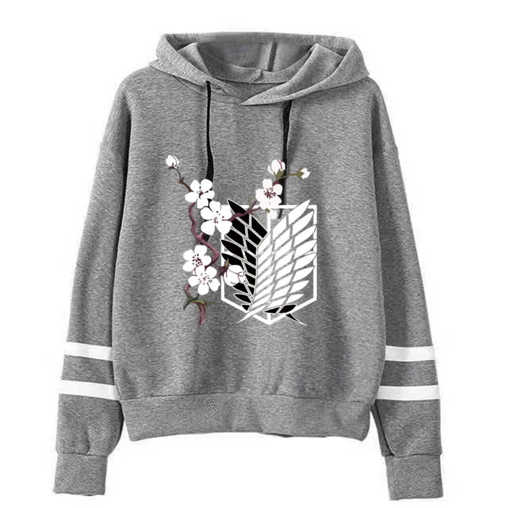 

Attack on Titan Hot Anime Hoodie Long Sleeve Casual Loose Print Hip Hop Cloth