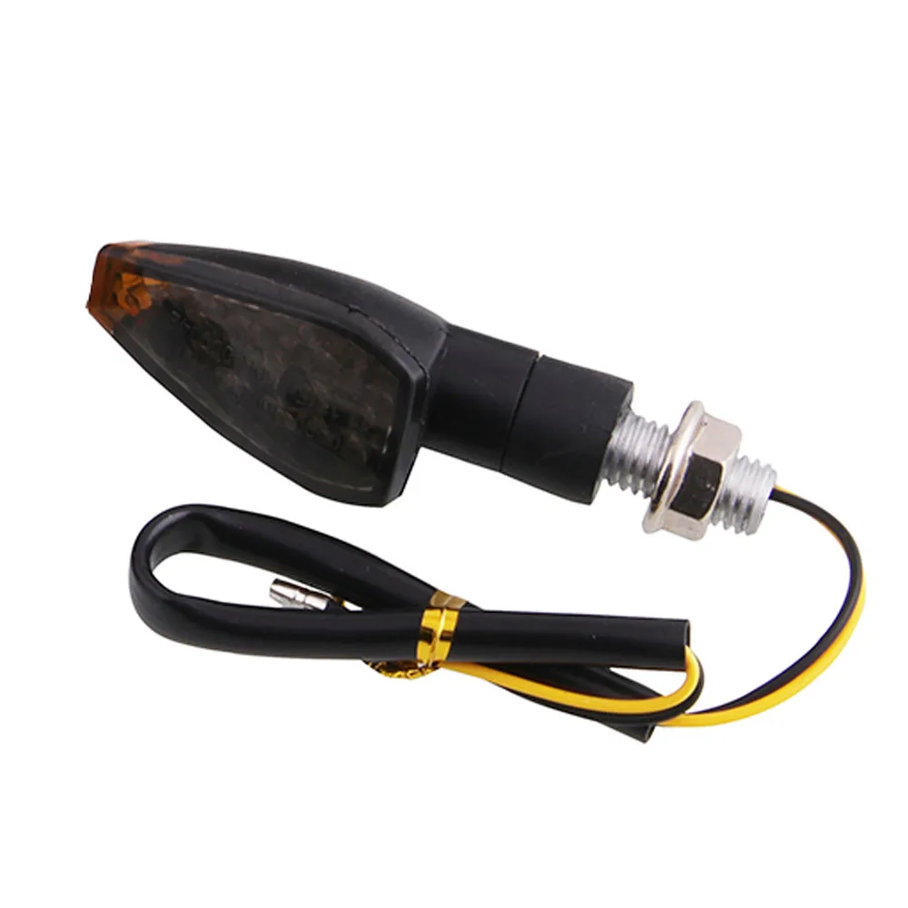 

4 X Black Turn Signal LED Dual Sports Motorcycle Dirt Bike Light Blinker Mx Mini MB-SL007 Motorcycle Turn Signal 12V