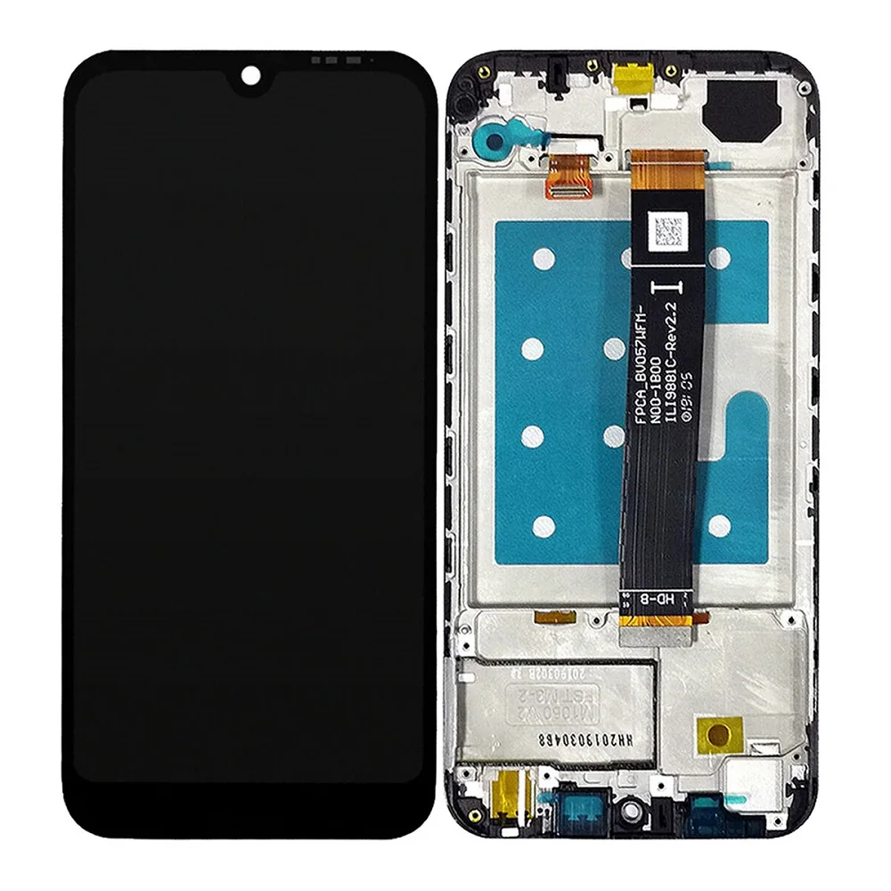 Для Huawei Y5 2019 черный ЖК экран и дигитайзер в сборе с рамкой|Экраны для мобильных