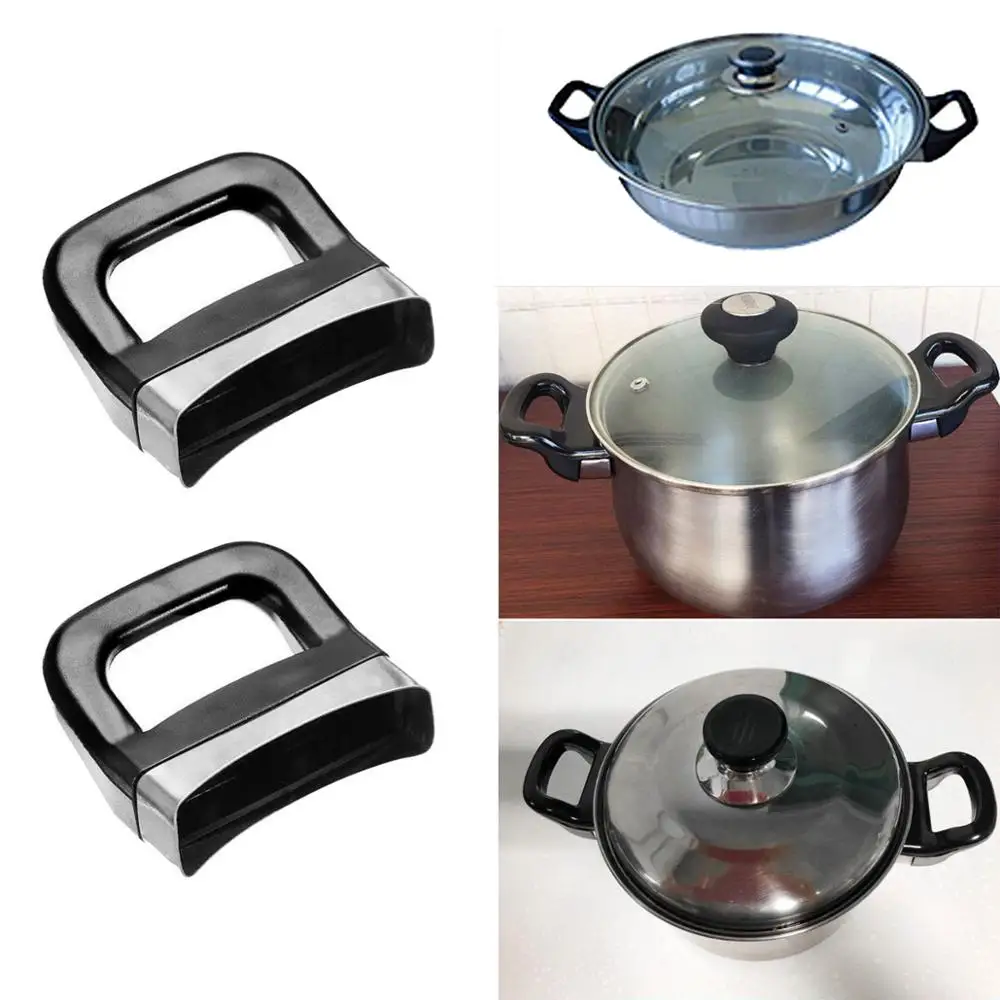 

Stockpot Steamer Short Side Handle Kitchen Cookware Knobs Bakelite Pressure Cooker Grips Pot Pan Holder Ear Handles Cooking Tool