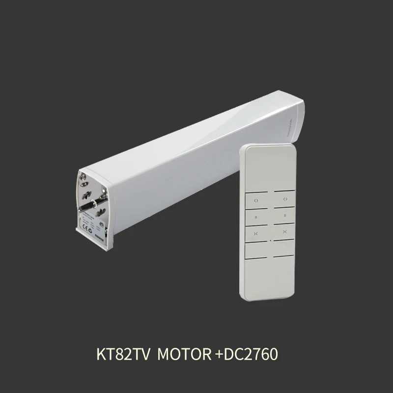 KT82TV and DC2760 DOOYA Подсолнух DC мотор KT82TV 110-240 в бесшумный моторизованный занавес, умный дом моторизованный занавес - Цвет: KT82TV and DC2760