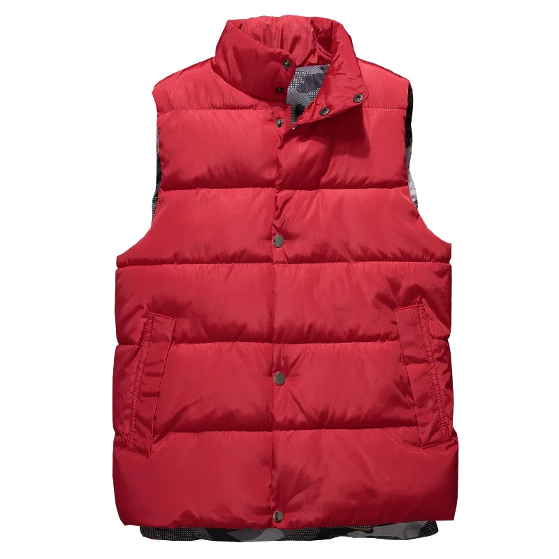Мужская зимняя куртка без рукавов мужской пуховой жилет мужские теплые плотные