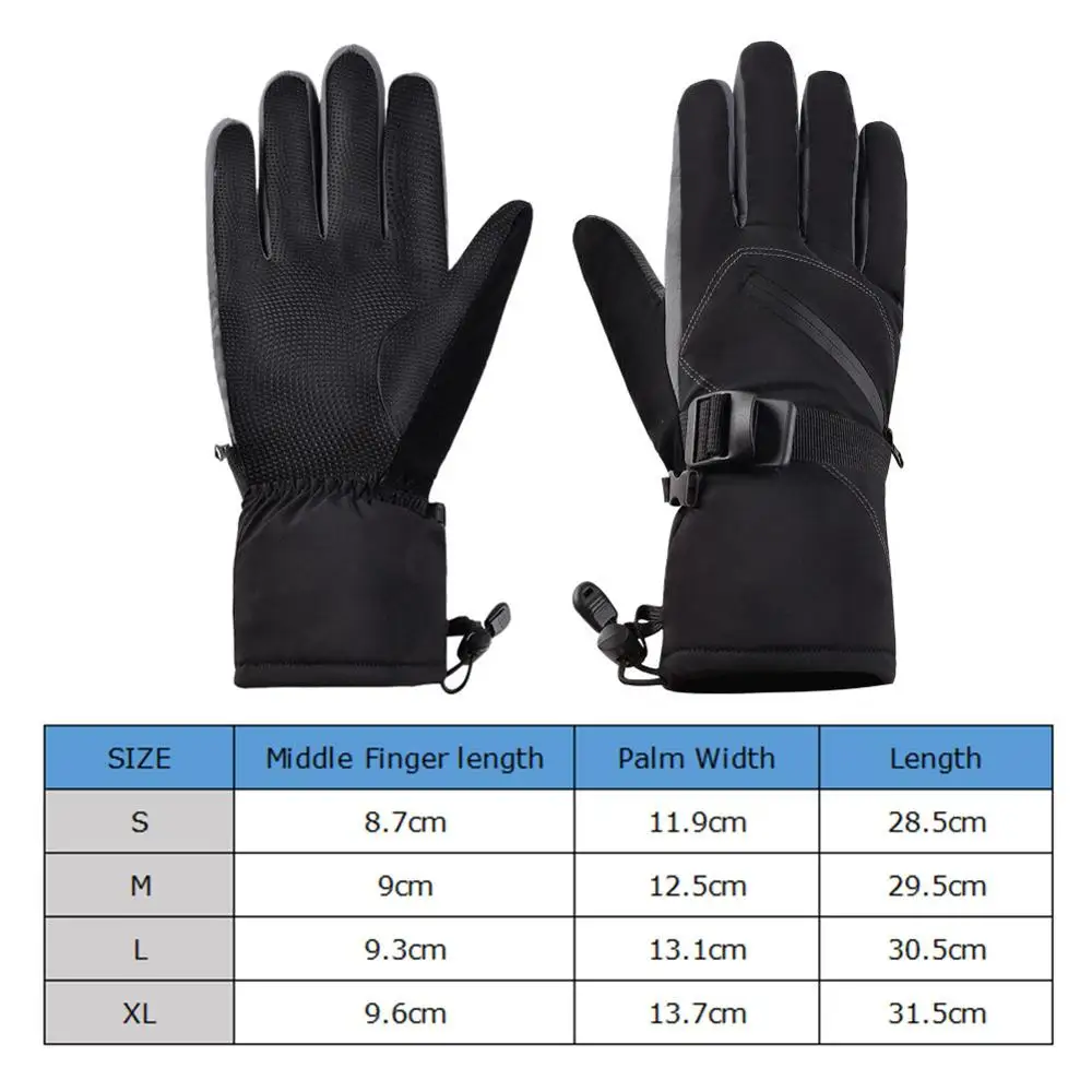 

Outdoor Winter Ski Waterproof Gloves Cold-proof Warm-sliding and Thickened Sports Gloves Riding Travel Motorcycle Skiing Gloves