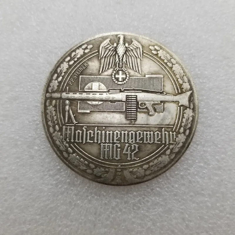 Памятные монеты в античном немецком стиле с крестом и орлом 1939-1945 WW2 украшение