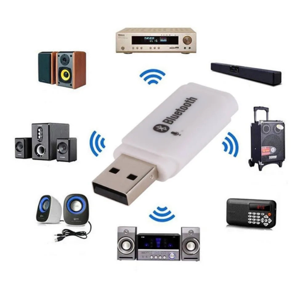 Новые Bluetooth 5 0 беспроводной Mini-USB адаптер аудио стереоресивер автомобильный