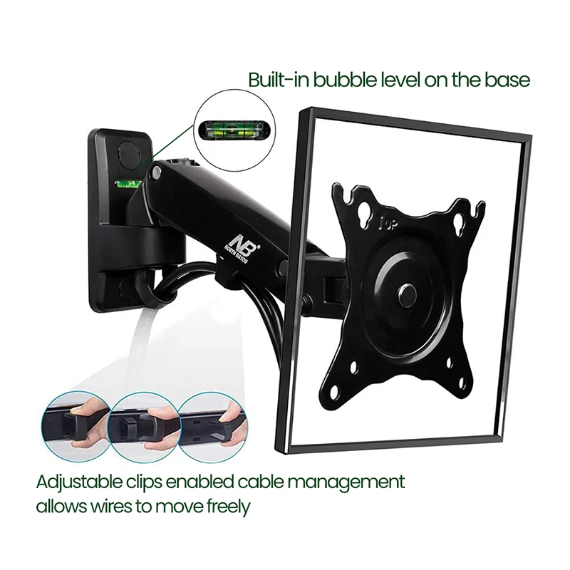 17 27 &quot2 6 5 кг стол монитор держатель для монитора компьютера ноутбука Arm газовая