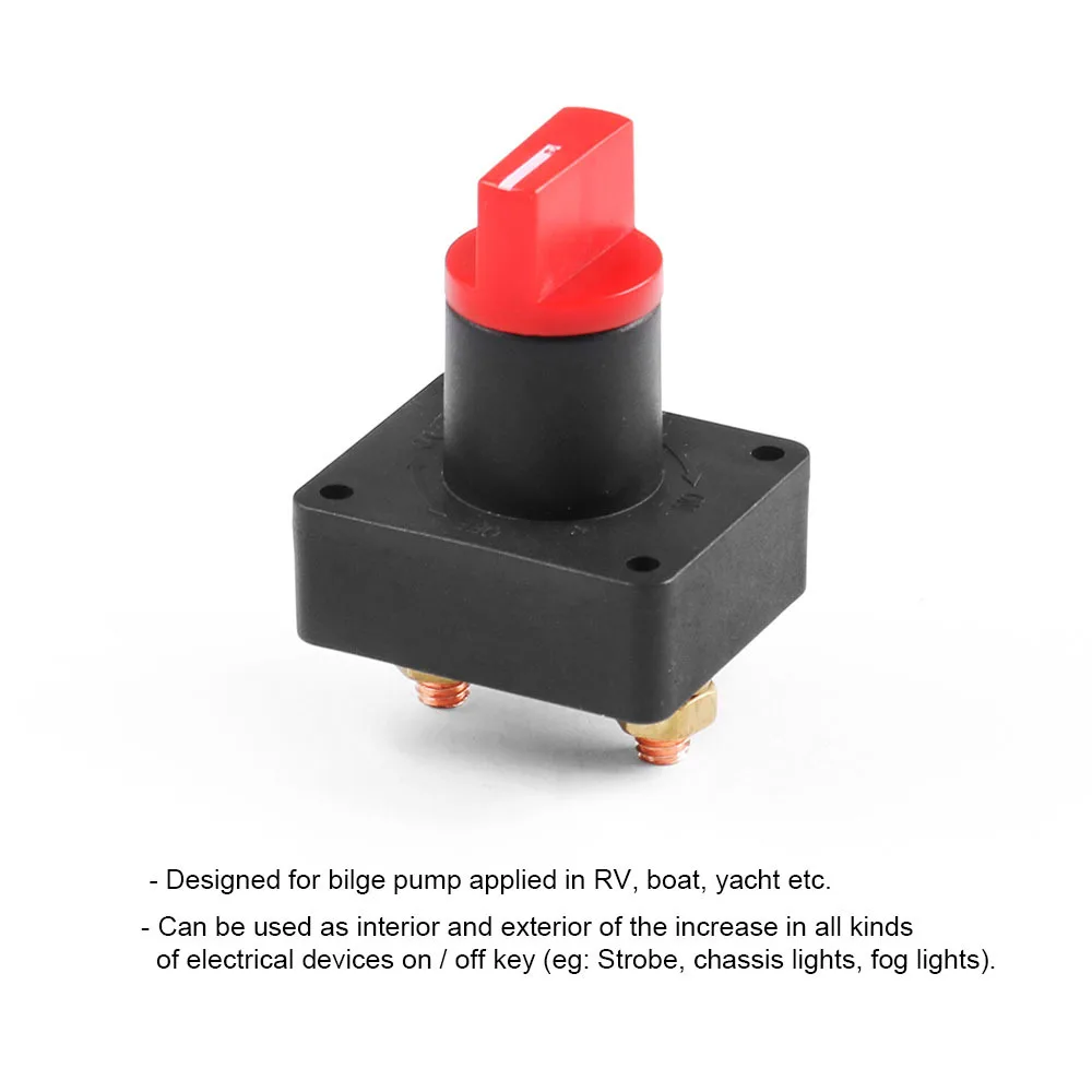 

100A battery power off switch 12V small battery power off switch universal rotary switch