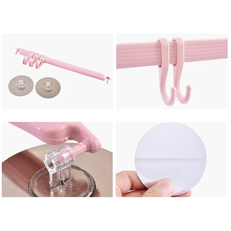 

Self Adhesive Home Kitchen Wall Hooks for Hanging Dropshipping No Trace Nail-free Strong Paste Bathroom Door Wall Hooks