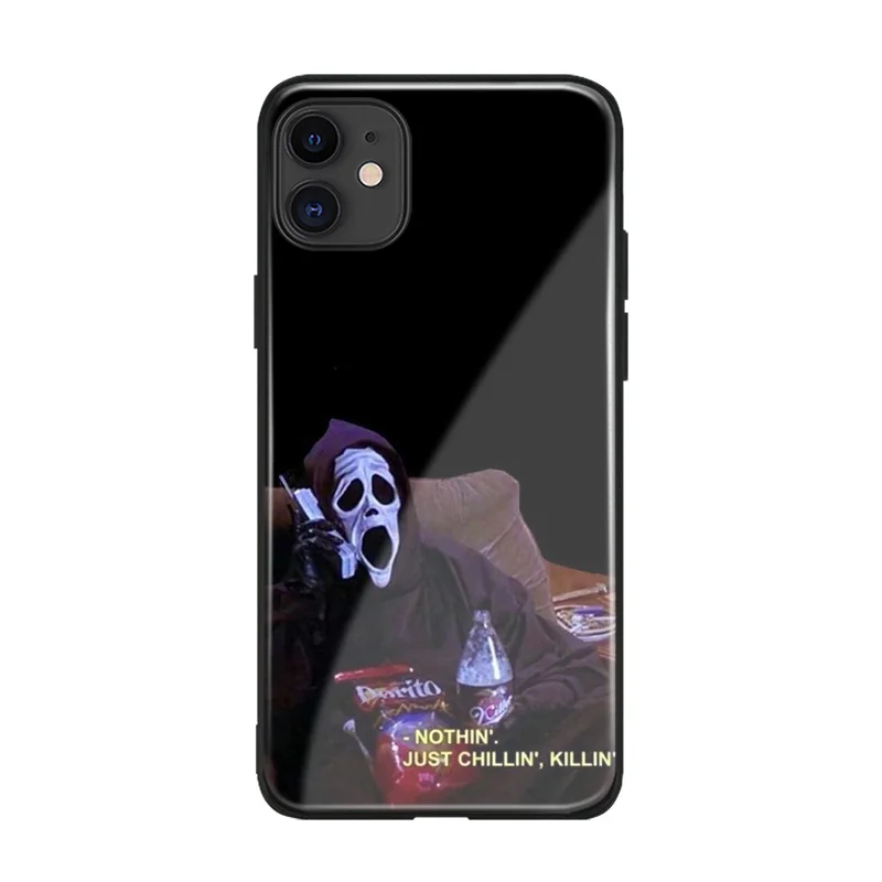 Винтажный Мягкий силиконовый чехол на Хэллоуин для iPhone SE 7 8 Plus X XR XS 11 12 13 Mini Pro Max