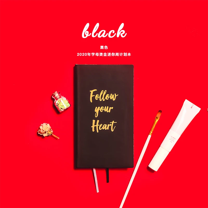 Планировщик повестки дня 2020 А6 Мини карманный ежедневник записная книжка