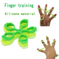 hand gripper silicone finger expander exercise hand grip wrist strength trainer finger exerciser resistance bands fitness