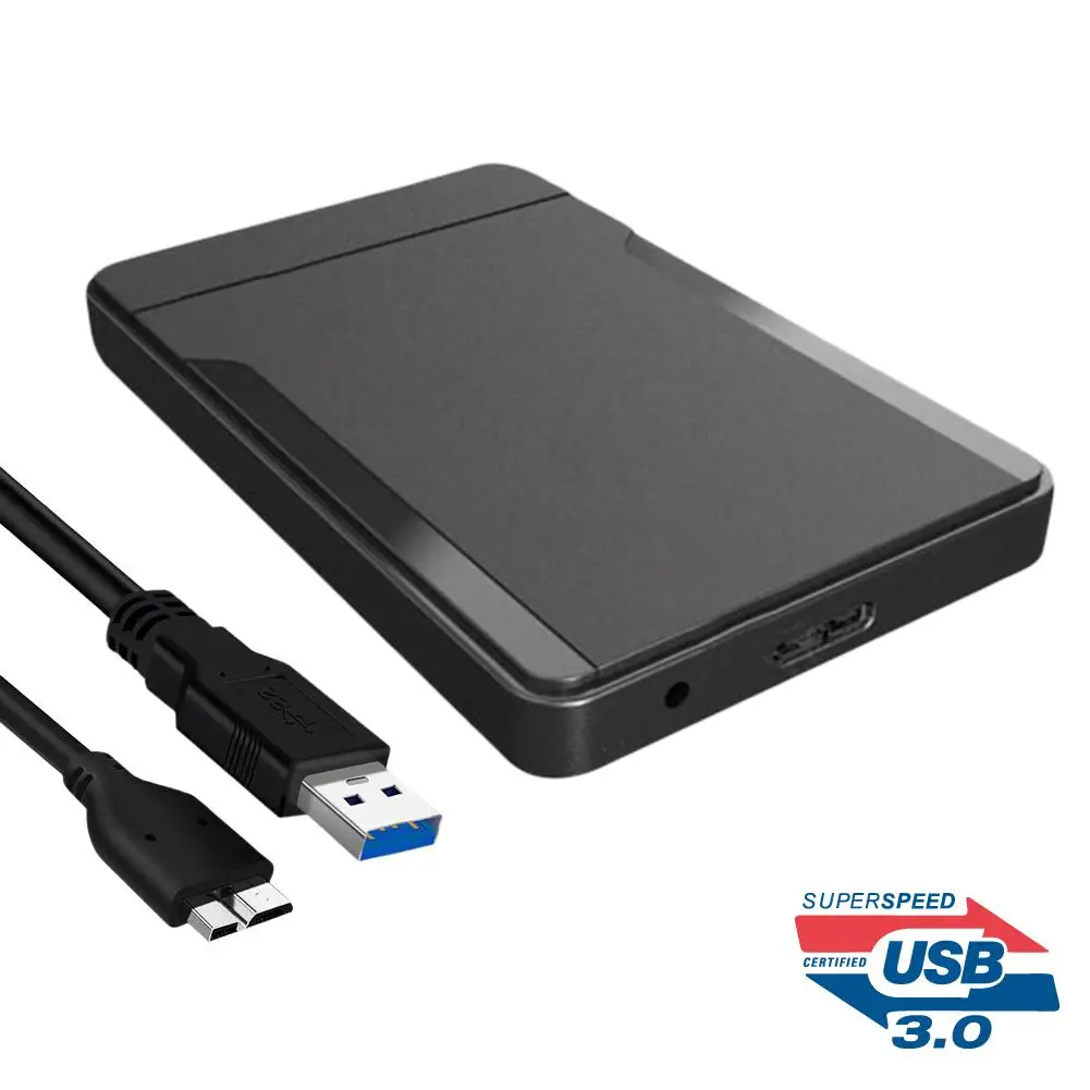 

USB3.0/2.0 2.5inch SATA SSD Enclosure Mobile Hard Disk Case HDD Box for Laptop