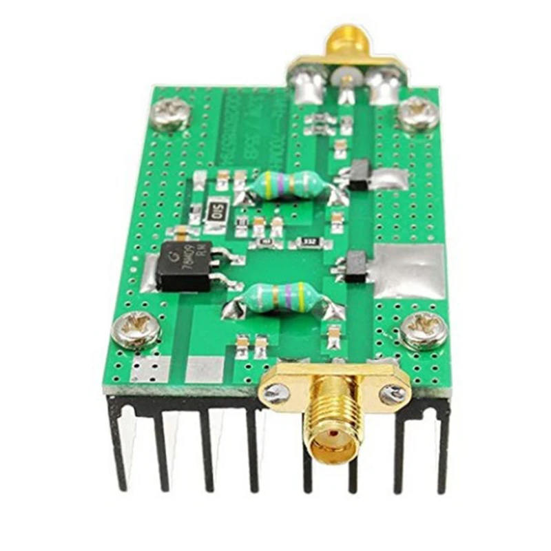 

1Mhz-700Mhz Hf Vhf Uhf Fm Transmitter Rf Power Amplifier 3.2W with Heatsink for Ham Radio Module Dc 15V