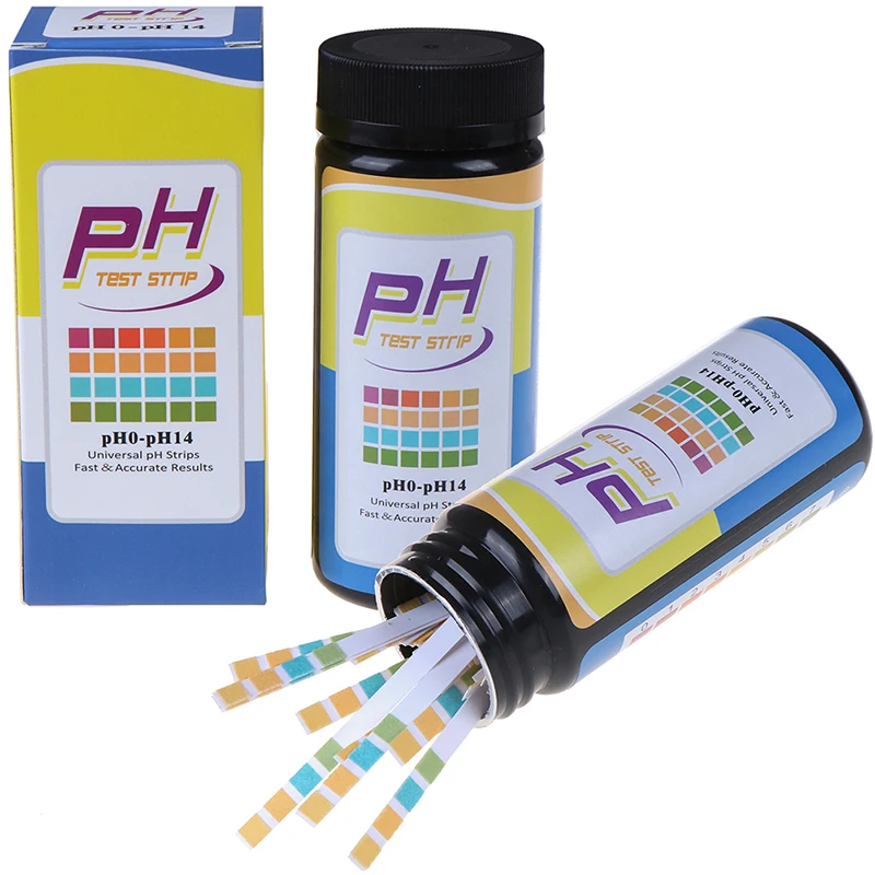 

100Pcs 0-14 pH Test Strip Alkaline Acid Indicator Paper Universal Lab Test Paper