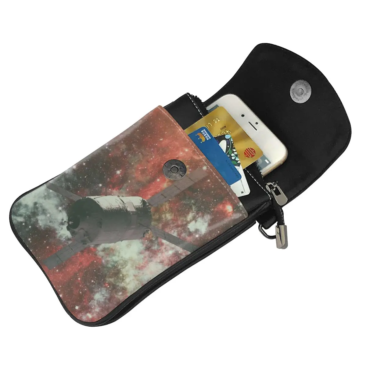 Женская сумка на плечо с отделением для телефона из ПУ кожи | Багаж и сумки