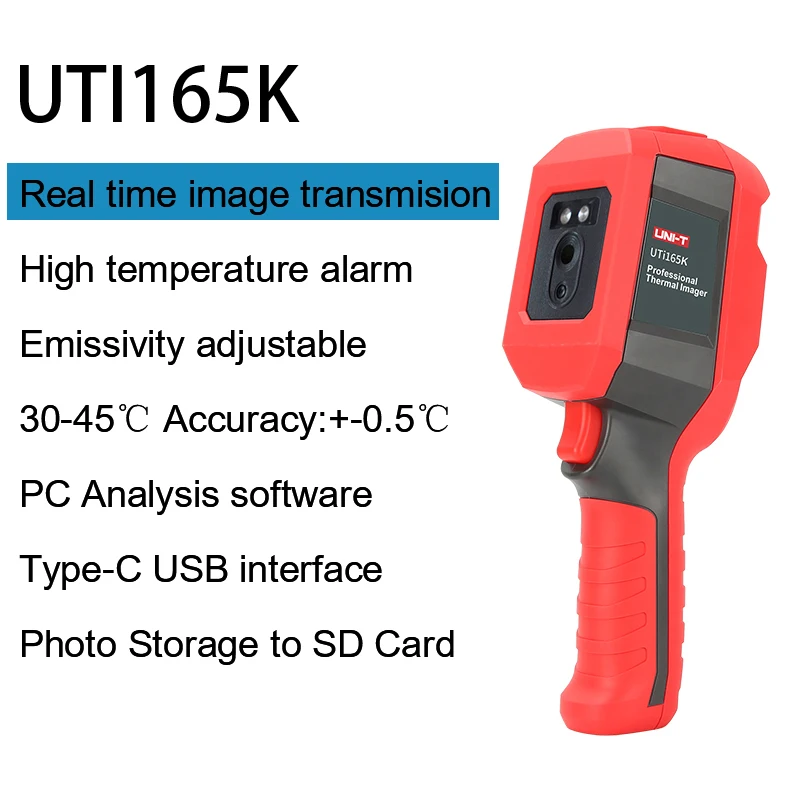 Портативный тепловизор с инфракрасной камерой UTI260K термометр ЖК дисплеем UTI165K