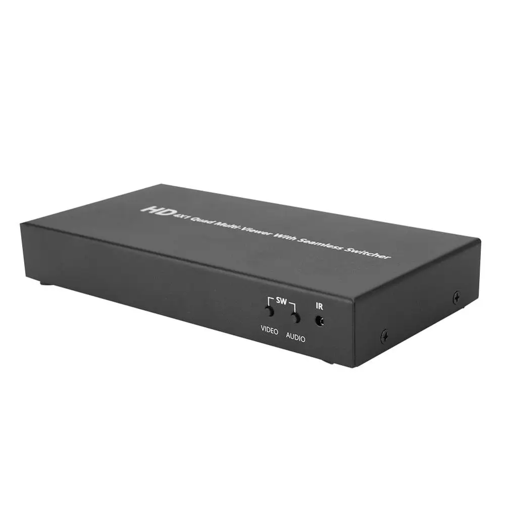 4X1 HDMI изображение Quad видео сплиттер бесшовный переключатель 1080p/1080i ЕС 110-240 В |