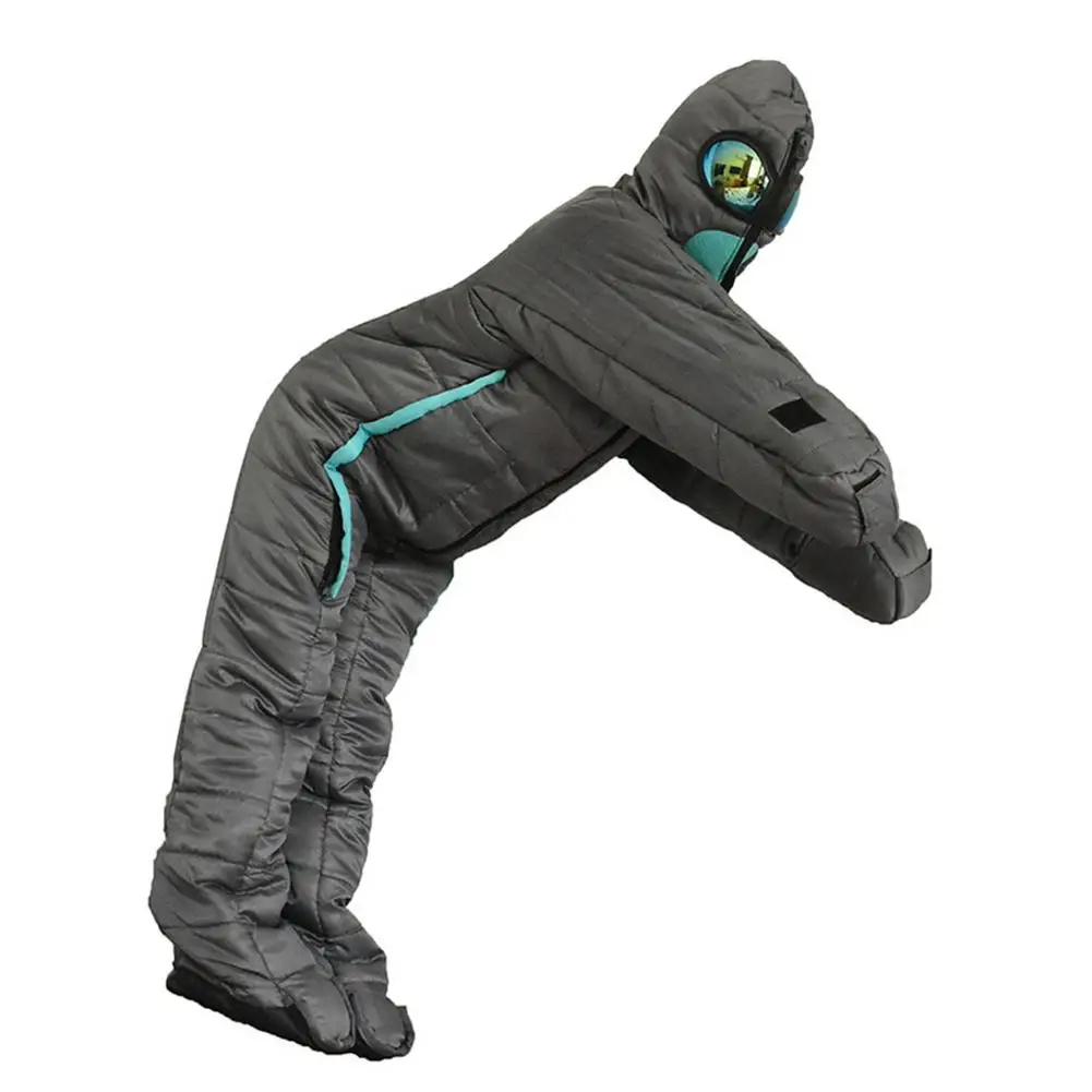 Носимый спальный мешок удобный прочный для кемпинга оборудование