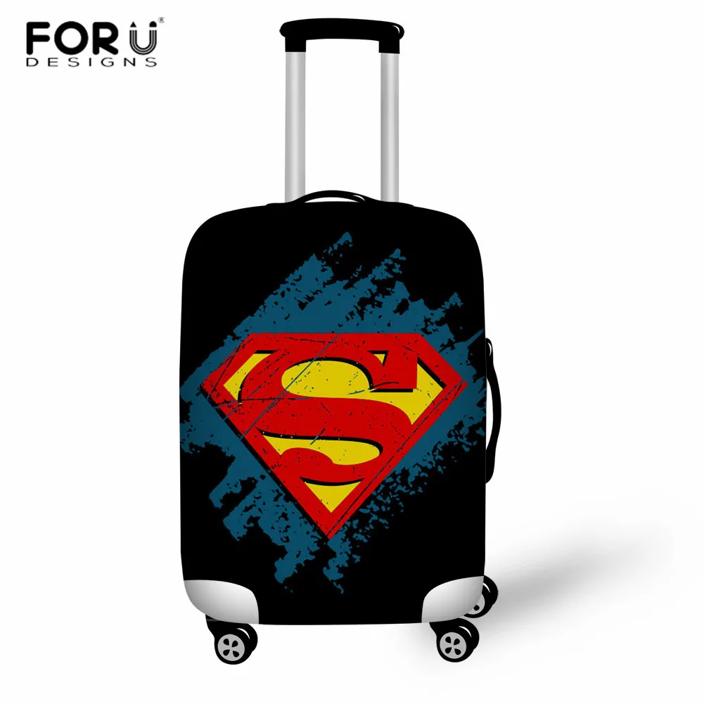 FORUDESIGNS/Эластичный Защитный чехол для багажа с рисунком суперчеловека-паука, чехол от пыли 18-32 дюймов, чехол для багажника, аксессуары для путешествий - Цвет: YY1164