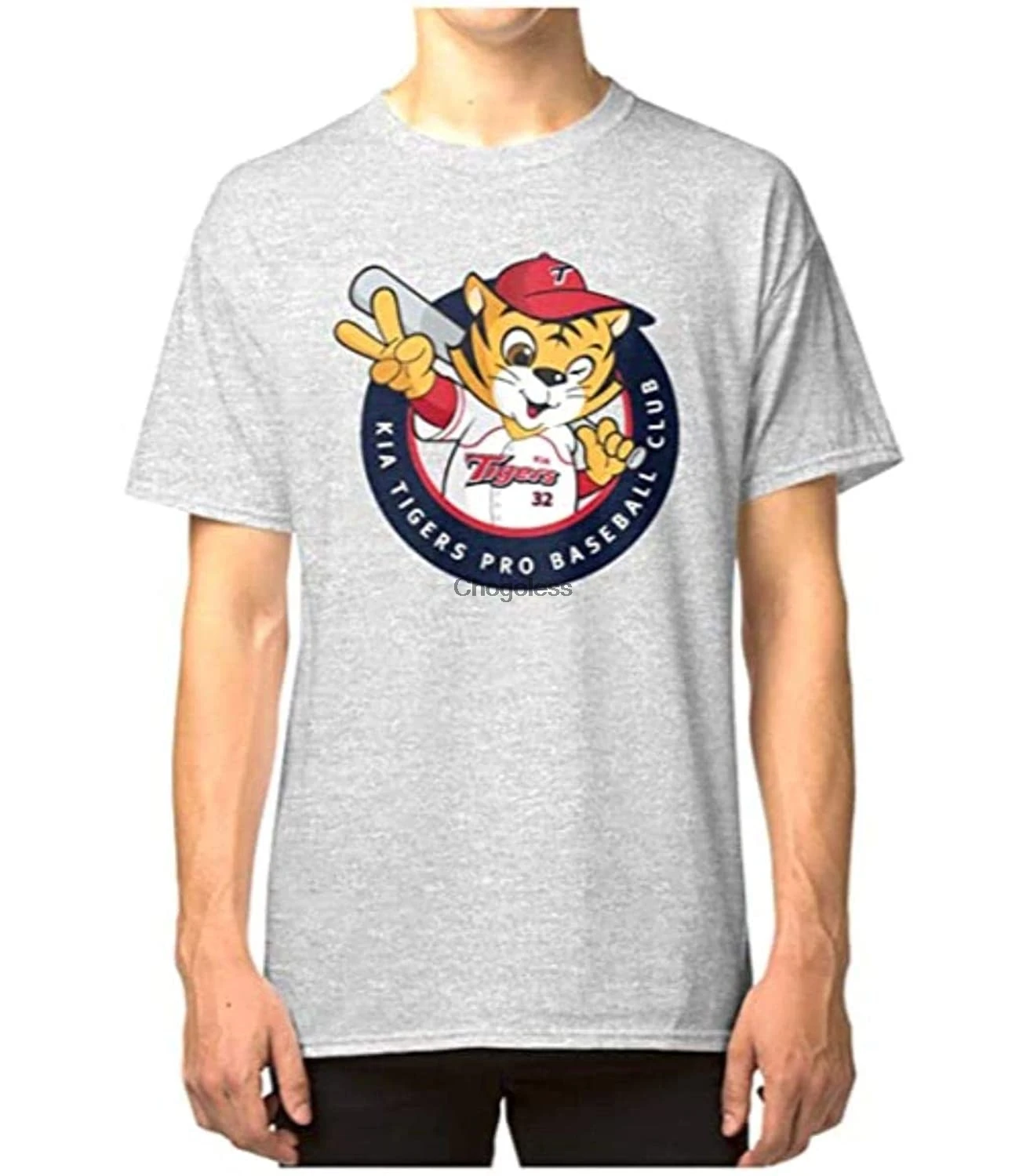 Лидер продаж Классическая футболка KIA Tigers KBO толстовка с капюшоном черный (1) |