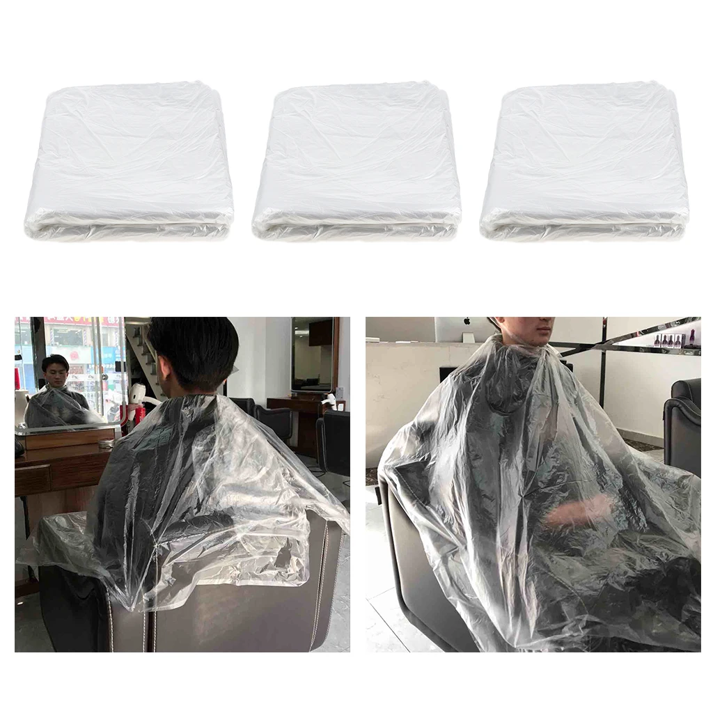

150Pcs Disposable Hair Cutting Cape Gown Unisex Barber Capes Gowns Cloth