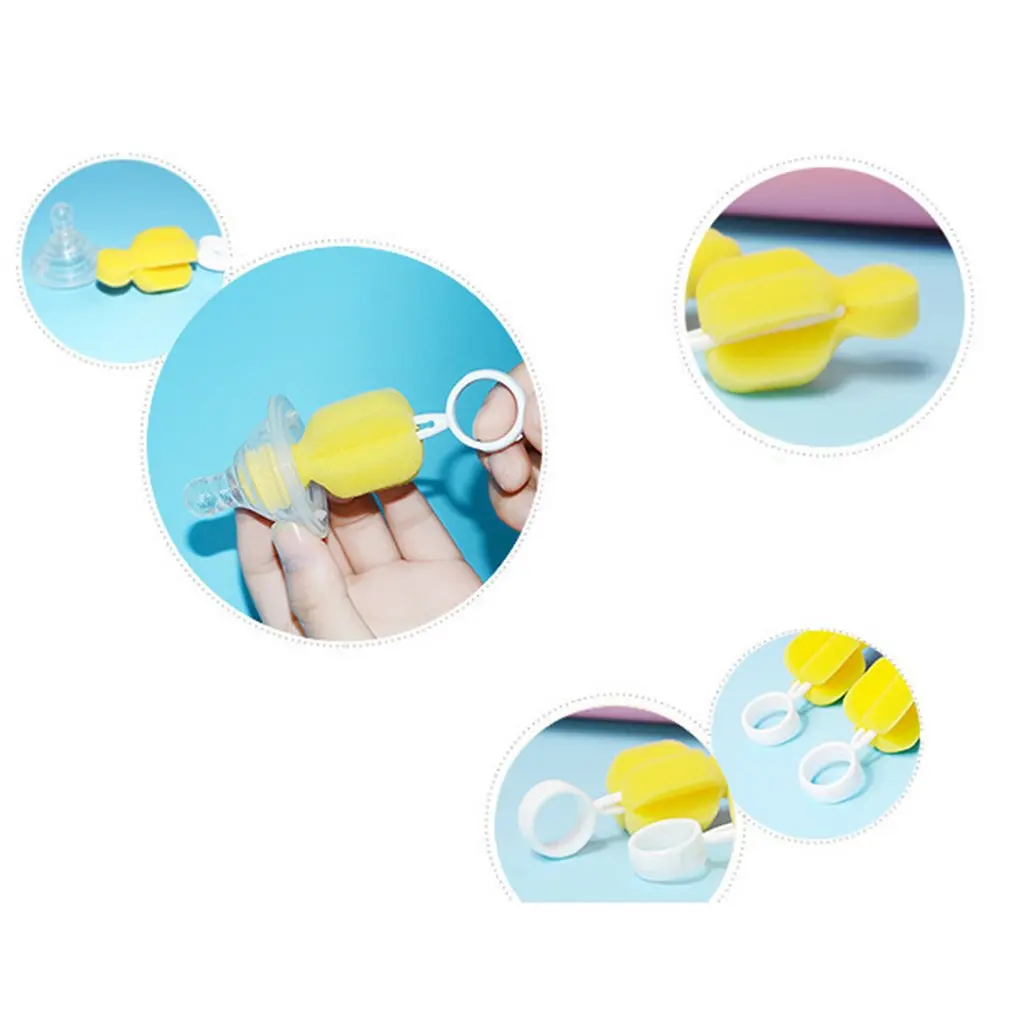 

Bottle Clean Brush Bottle Brush Sponge Plastic Glass Milk Water Cup Cleaning Feeding Bottle Dummy Nipple Pacifier Brushes