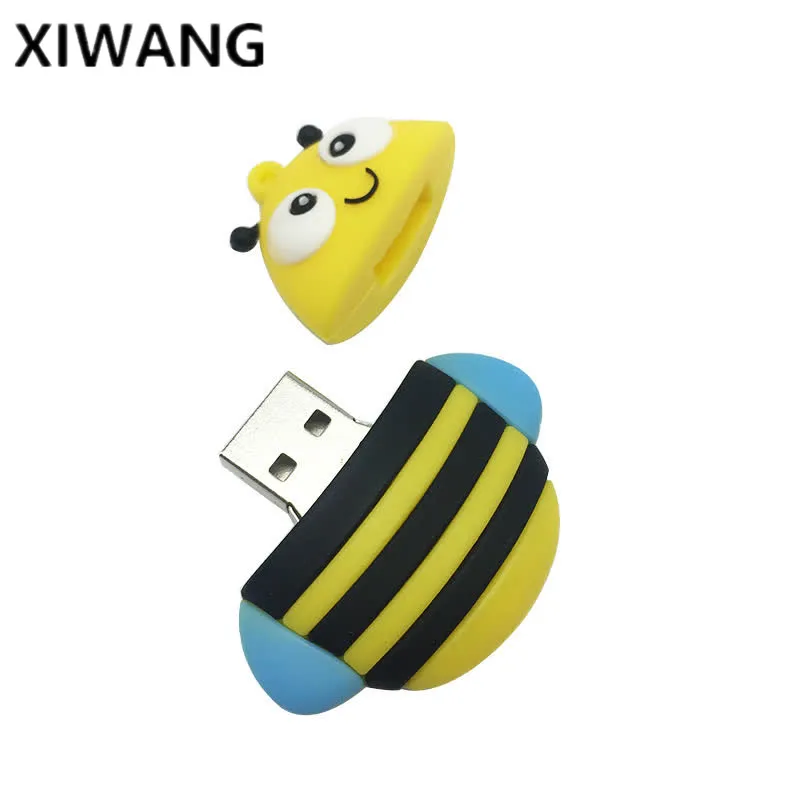 Новинка, usb флеш-накопитель, мультяшный флеш-накопитель, креативный, милый, лиса/сова/пчела, флешка, 4 ГБ, 8 ГБ, 16 ГБ, 32 ГБ, животные, пингвин, usb карта памяти, подарок