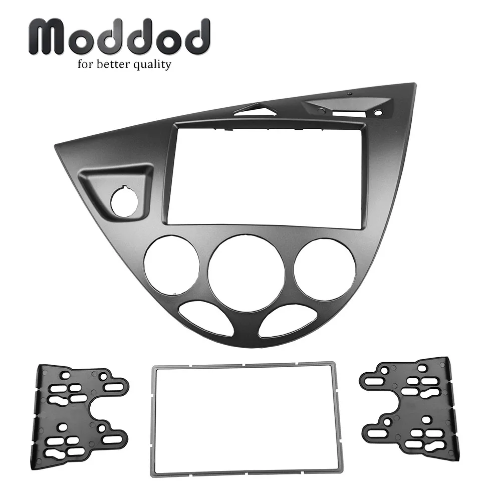 Двойной Дин Радио Fascias для Ford Fiesta Focus левый руль Dash Установка отделка комплект gps DVD рамка CD рамка