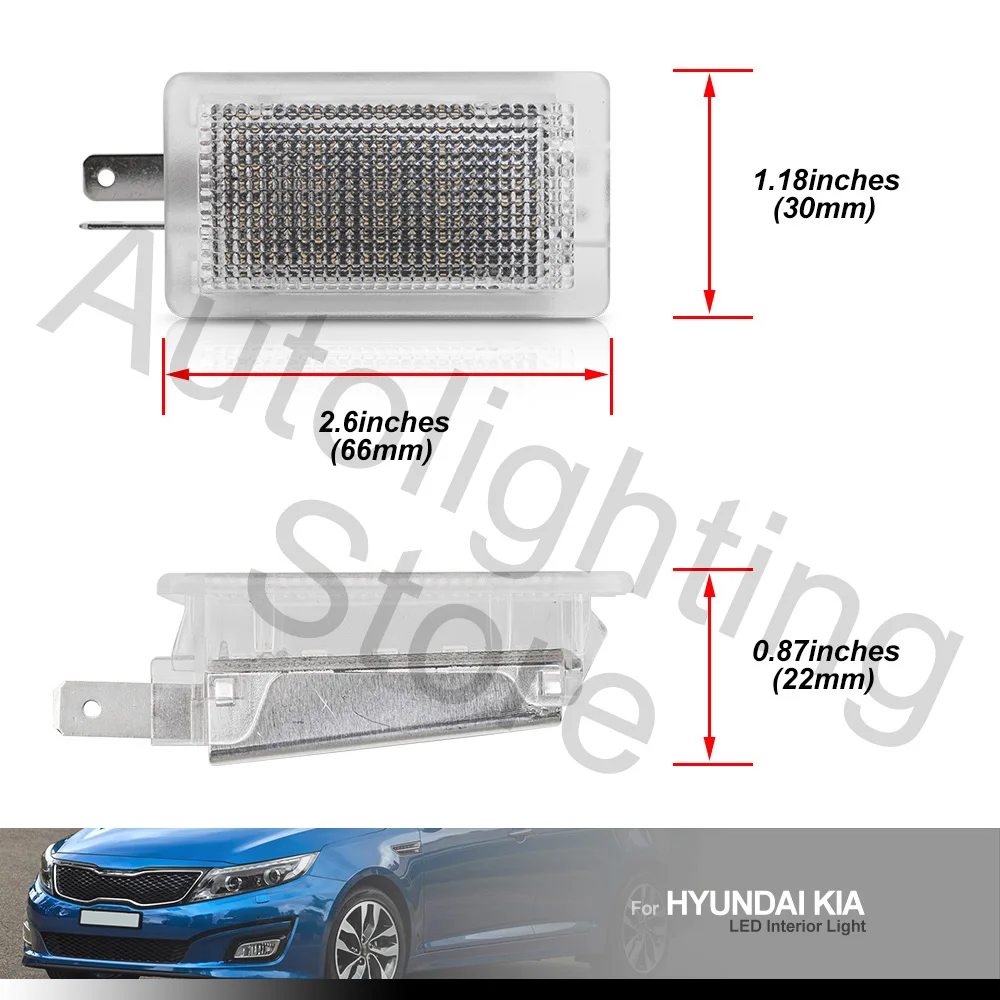 1 шт. светодиодсветильник лампы для багажника салона Kia Rio Sportage Optima 16-20 Hyundai Tucson OEM №