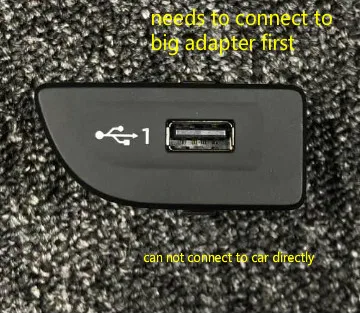 Оригинальный для Audi A3 S3 RS3 модифицированный интерфейс Carplay USB маленькая вилка