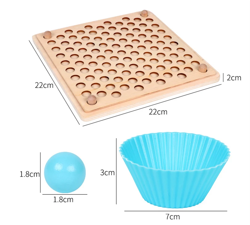 

Colorful Kids Toy DIY 3d Puzzle Kids Early Education Hands Brain Training Clip Beads learning Wooden Toy For Children Party Game