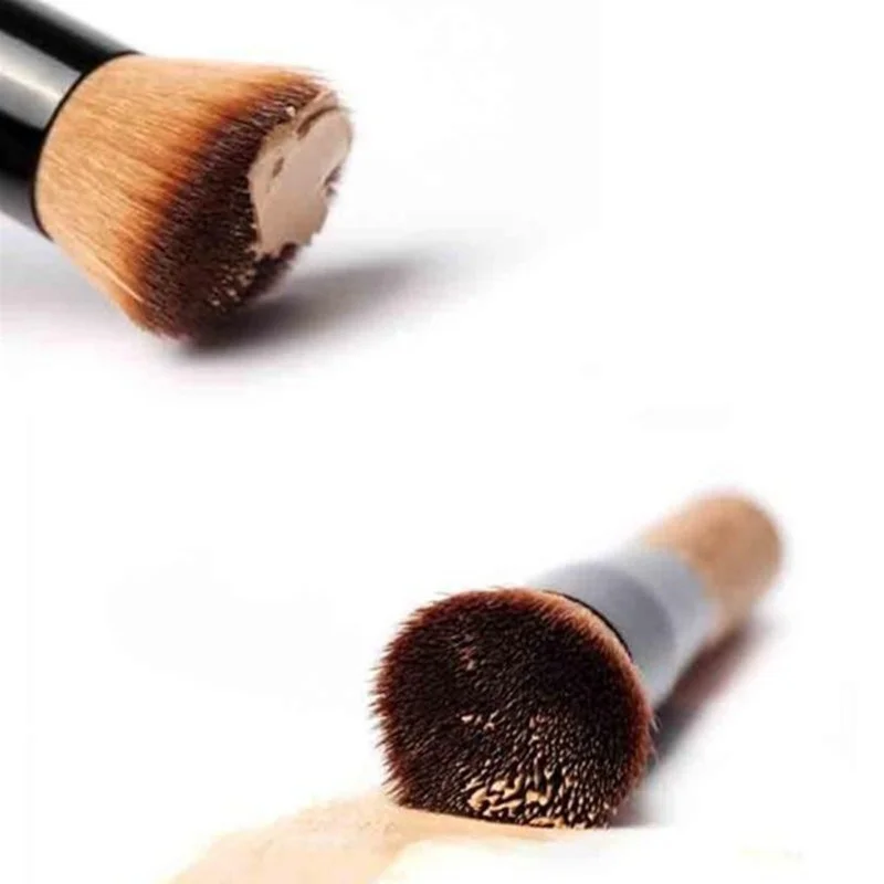 Solid Wood Makeup brushes Powder Concealer Blush Liquid Foundation Face Make up Brush Tools Professional Beauty Cosmetics | Красота и