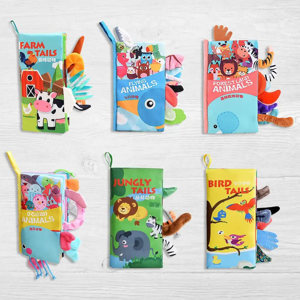 

Книга тканевая для раннего обучения детей 0-12 м