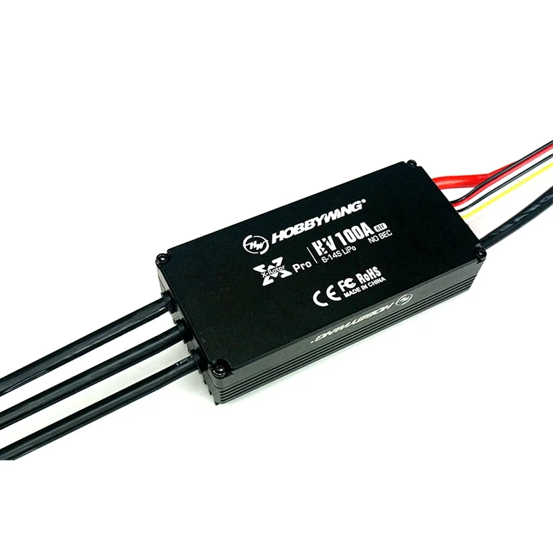 HobbyWing XRotor 100A V3 6-14S HV ESC Бесщеточный электронный контроллер скорости для