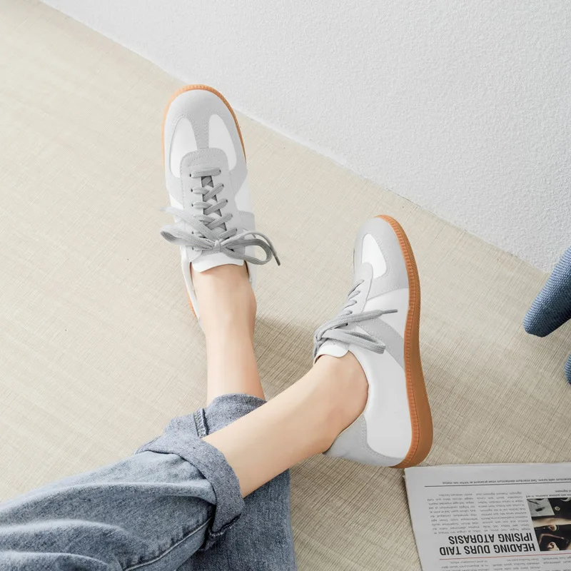 Женские парусиновые кроссовки QWEDF белые из Вулканизированной Ткани повседневная