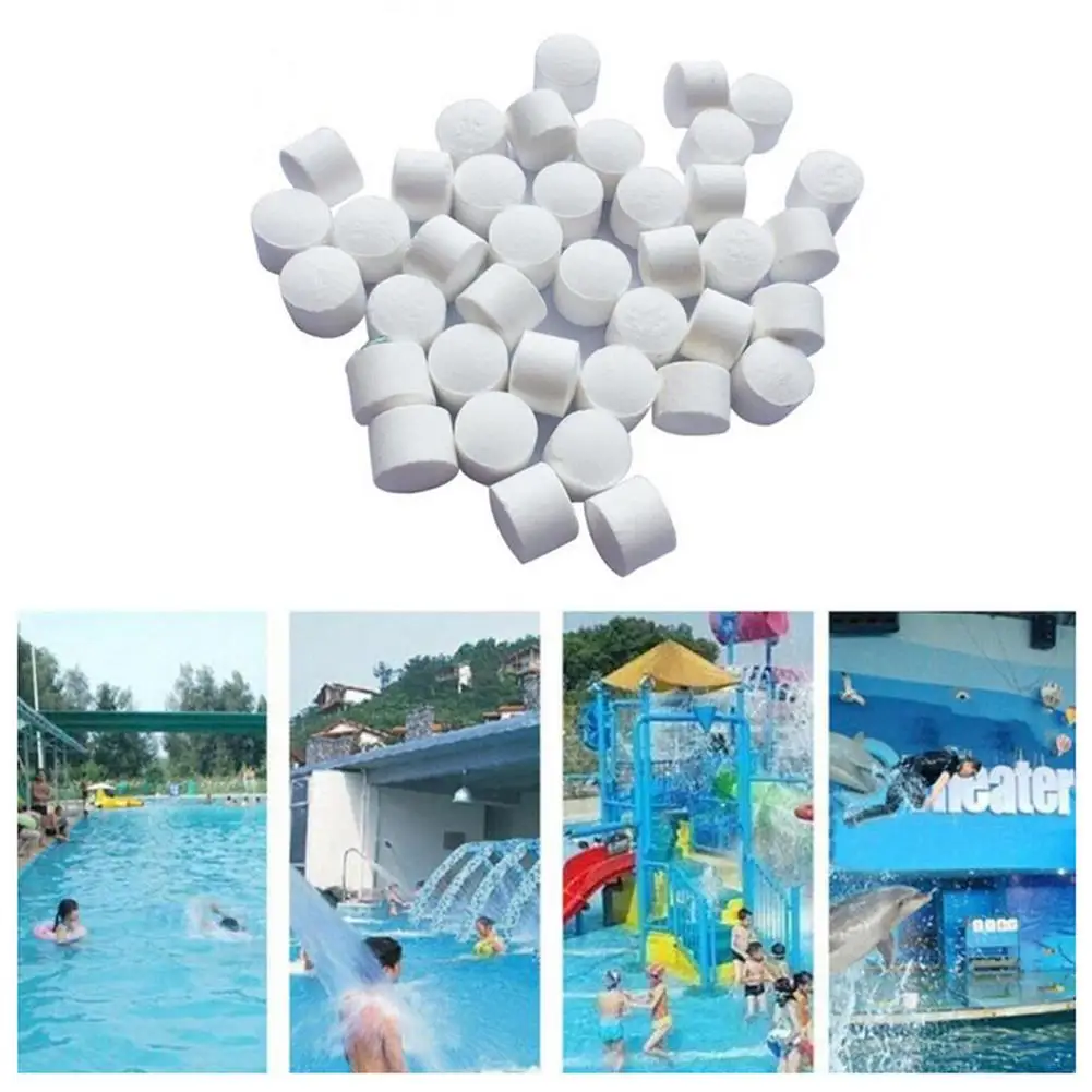 

Очиститель для бассейна, многофункциональные инструменты для очистки, шипучие таблетки, Хлорная таблетка, дезинфицирующий очиститель для ...