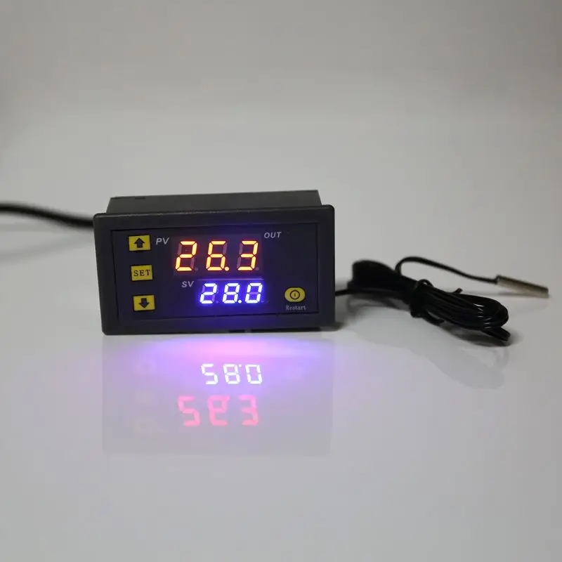 W3230 AC 110V 220V 20A Температура Управление; Светодиодный термостат контроль регулятора
