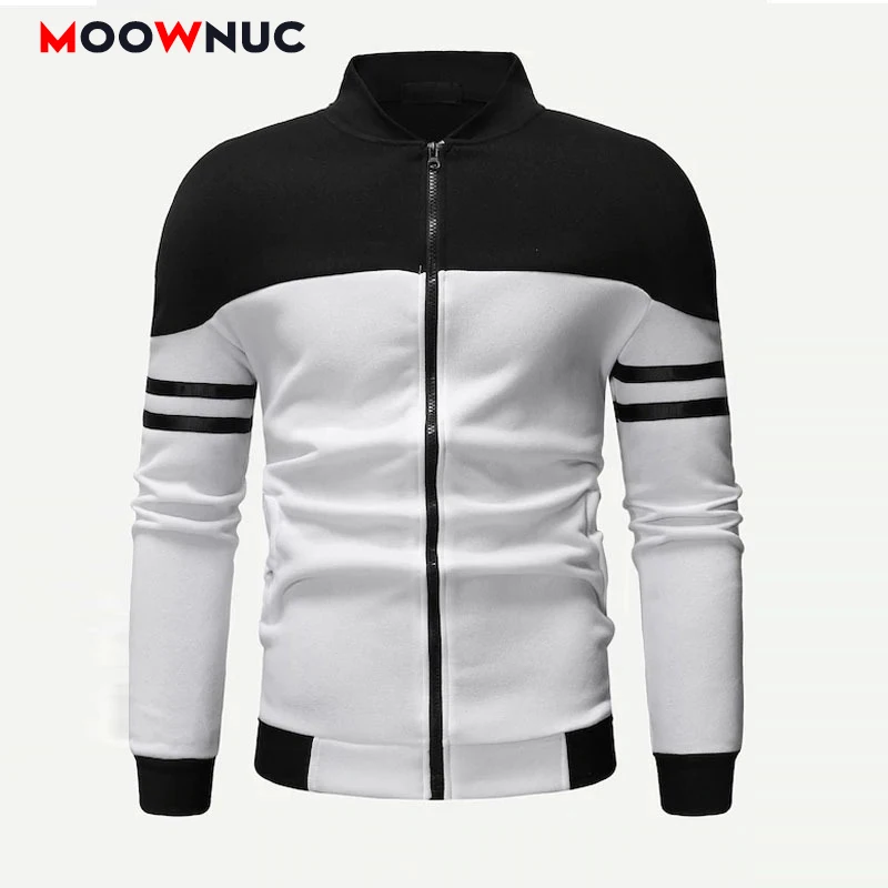 Мужская толстовка большого размера плюс уличная одежда зима 2020 полосатая