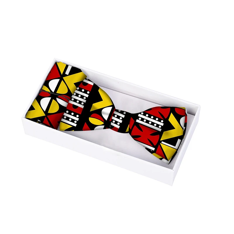 African Ankara bow tie, Nigerian Pre-Tied Bow Tie for men and women kids Daddy-Son Outfits Gifts set for him Men Wedding Party