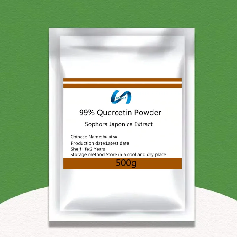 

High Quality Quercetin99% Powder Organic Sophora Japonica Extract,Super Immune System Booster,free Shipping