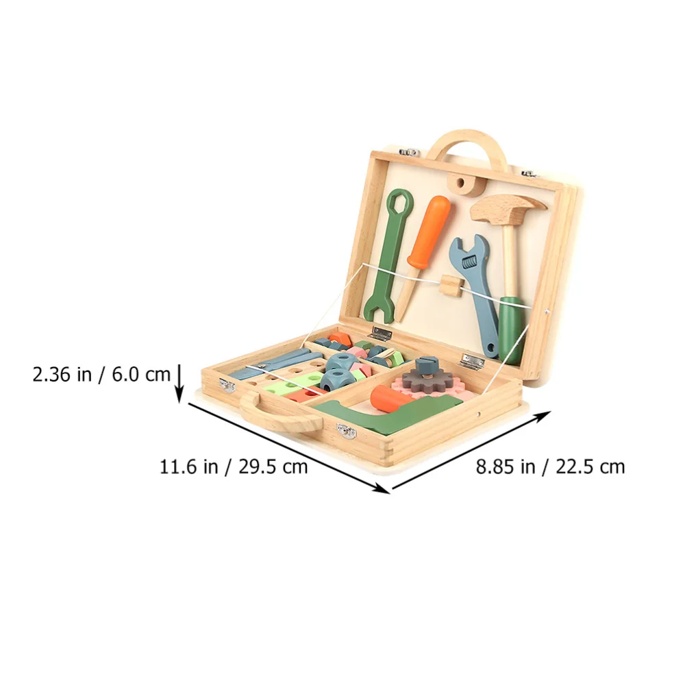 

1 Set of Funny Repair Tool Kids Educational Pretend Play Accessory