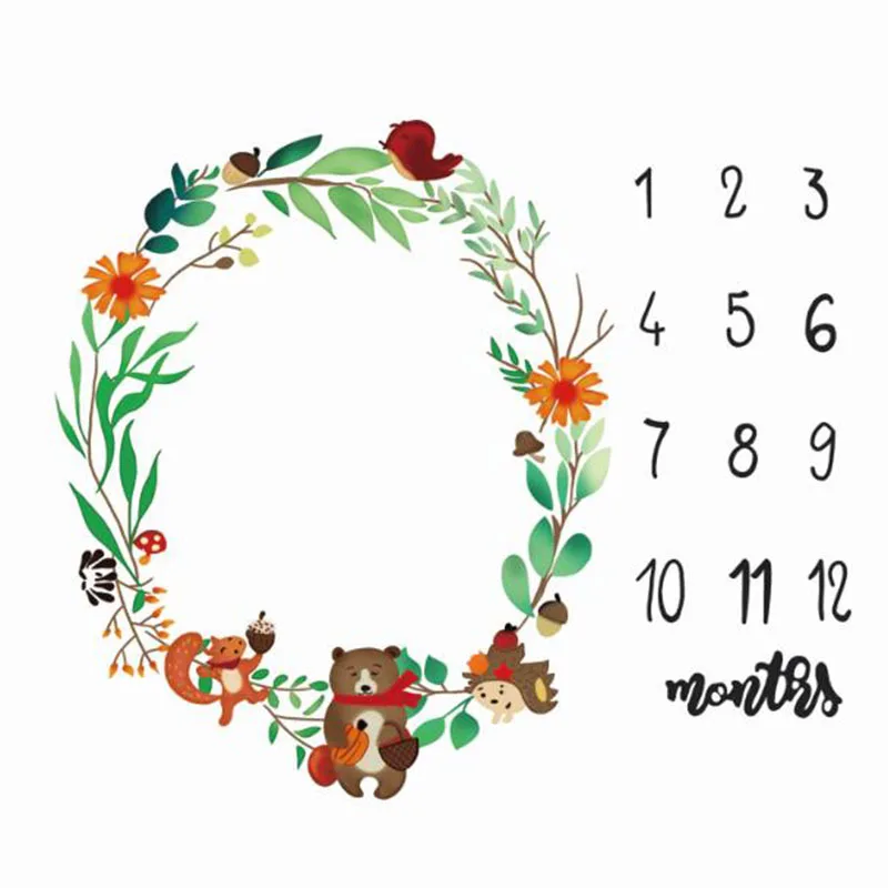 Фон для фотосъемки новорожденных с принтом|Фон фотографирования изображением| |