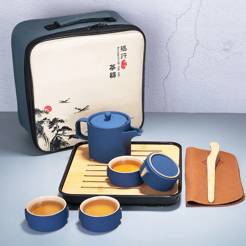 Китайская керамика быстрая чашка одна четыре чашки дорожный чайный набор
