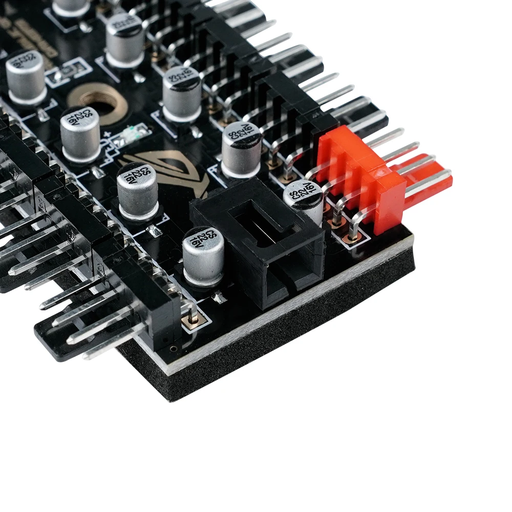 Черный от 1 до 10 шт. кулер для воды вентилятор сплиттер концентратор кабель Pwm SATA 12