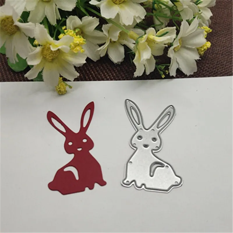 4 шт. металлические трафареты для резки кролика лисы оленя|Вырубные штампы| |