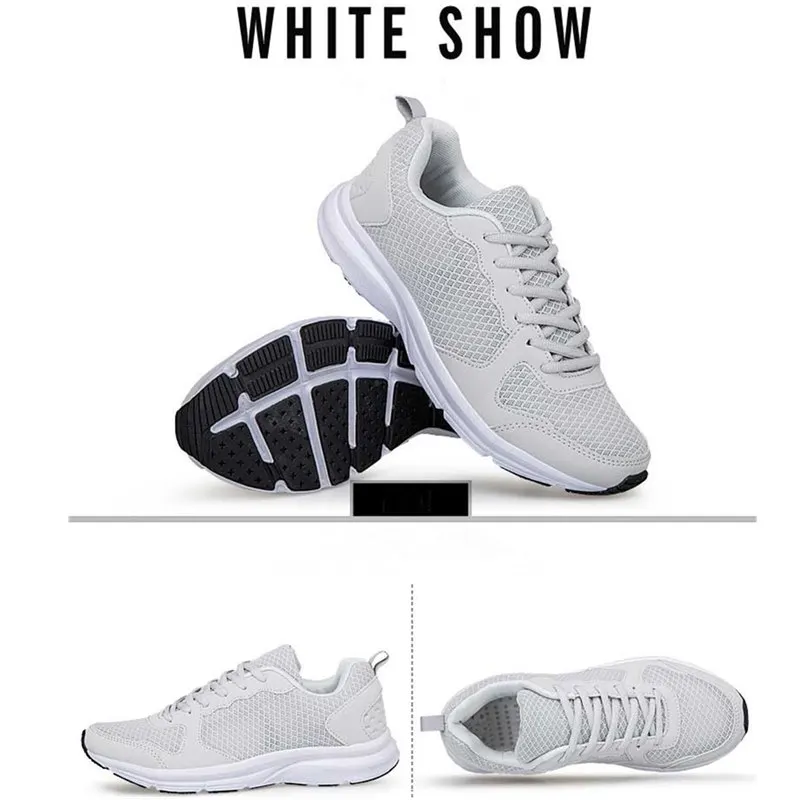 

2020 Men Women Sneakers Light Running Shoes Comfortable Casual Couple Male Breathable Non-slip Wear-resistant Outdoor Mesh So