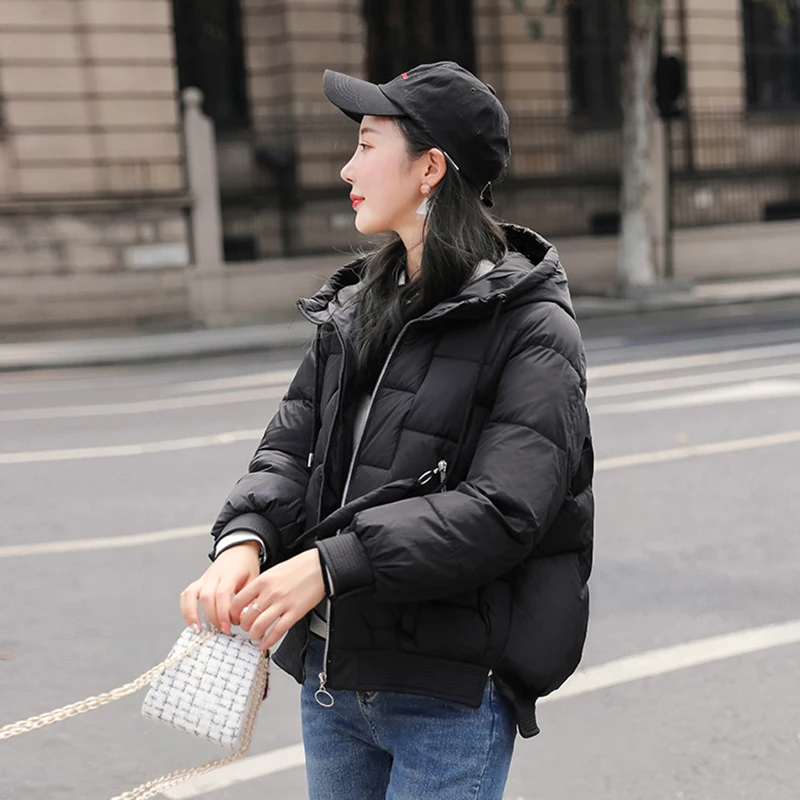Fitaylor 2020 Новая женская зимняя куртка пальто с хлопковой подкладкой короткая парка