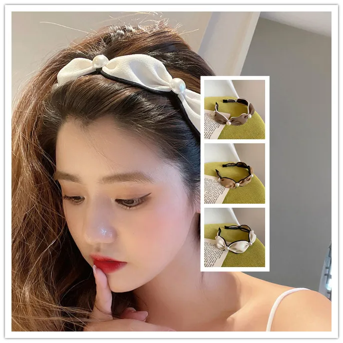 

MISANANRYNE French Retro Headband Solid Color Women Girls Hair Hoop High Quatity Headwear Fashion DIY Styling Tools