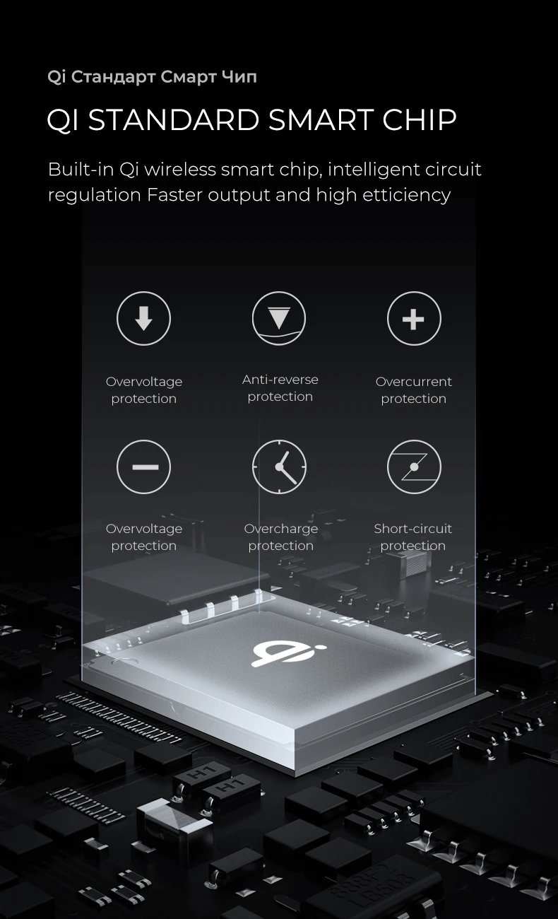 QIIHII QI Беспроводное быстрое зарядное устройство для samsung iphone Беспроводное зарядное устройство для Xiaomi huawei быстрое зарядное устройство Беспроводная зарядная панель