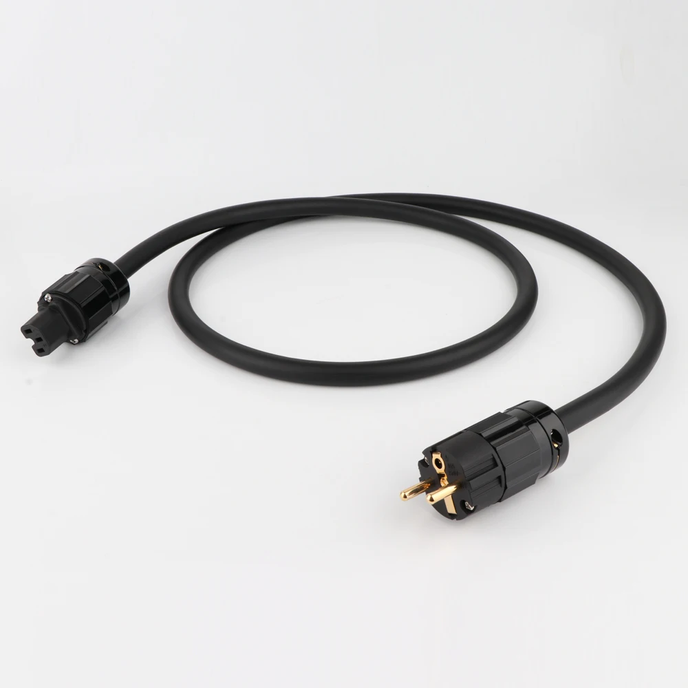 YTER FP 314Ag OFC Coppe посеребренный кабель питания schuko 12AWG HiFi аудиофил шнур с разъемом ЕС